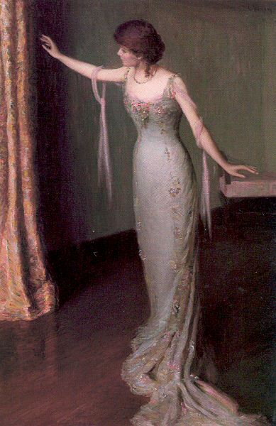 Lady in an Evening Dress